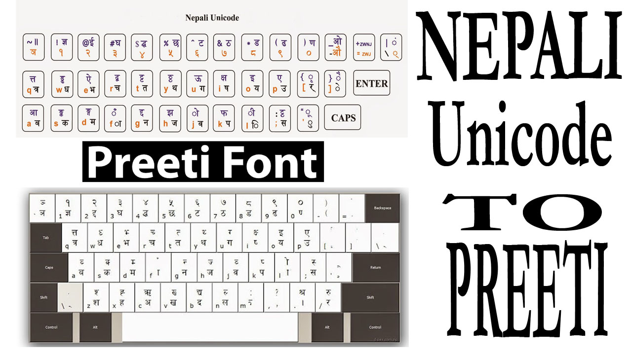 Unicode To Preeti Nepali Unicode To Preeti